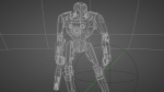 Cyborg cop  rigged