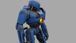 Cyborg cop  rigged