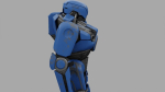Cyborg cop  rigged