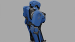 Cyborg cop  rigged