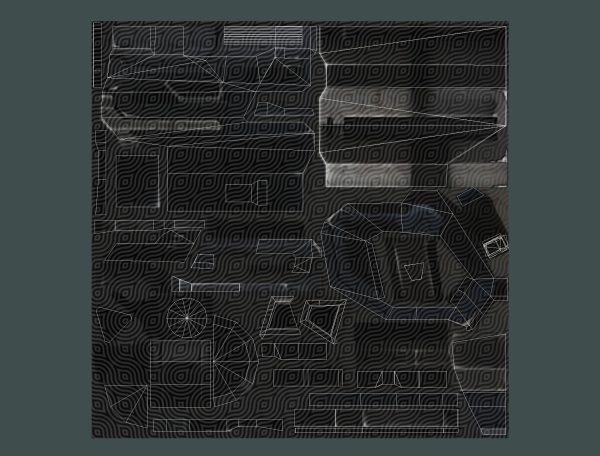 Cyborg Machine Gun with Automatic Rifle and Pistol - 3dsMax