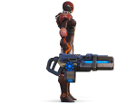 Cyborg Machine Gun with Automatic Rifle and Pistol - 3dsMax