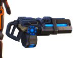 Cyborg Machine Gun with Automatic Rifle and Pistol - 3dsMax