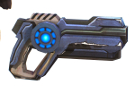 Cyborg Machine Gun with Automatic Rifle and Pistol - 3dsMax