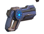 Cyborg Machine Gun with Automatic Rifle and Pistol - 3dsMax