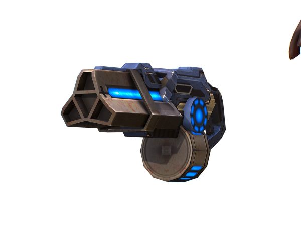 Cyborg Machine Gun with Automatic Rifle and Pistol - 3dsMax