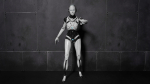 Cyborg Robot  Androgyne RIGGED