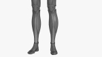 Cyborg Robot  Androgyne RIGGED