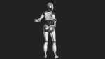 Cyborg Robot  Androgyne RIGGED