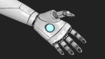 Cyborg Robot  Androgyne RIGGED