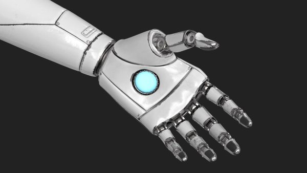 Cyborg Robot  Androgyne RIGGED