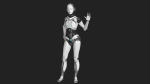 Cyborg Robot  Androgyne RIGGED