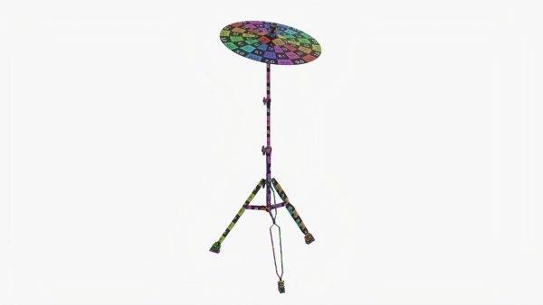 Cymbal with stand