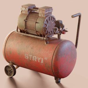 Vintage air compressor
