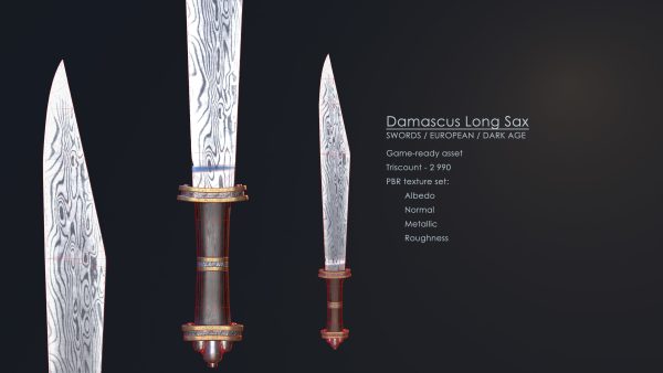 Damascus Long Sax
