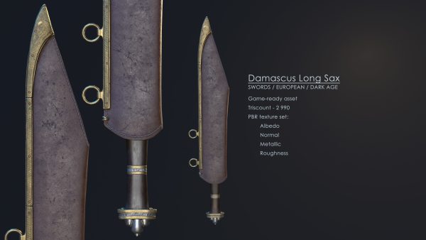 Damascus Long Sax