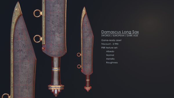 Damascus Long Sax
