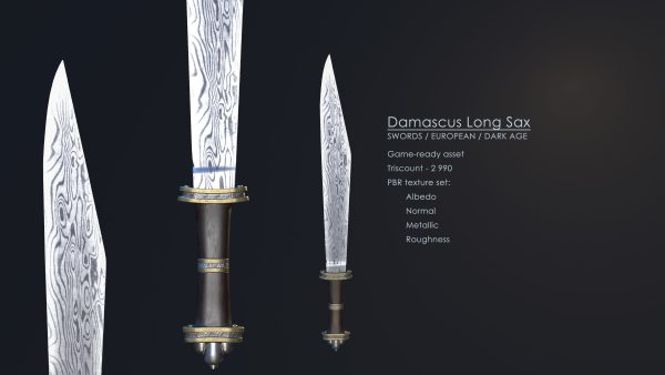 Damascus Long Sax