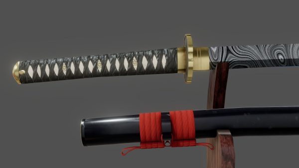 Damascus Steel Katana