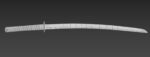 Damascus Steel Katana