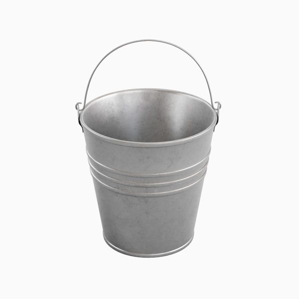 Dark Aged Steel Bucket