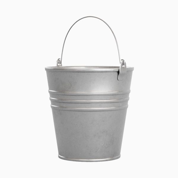 Dark Aged Steel Bucket