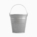 Dark Aged Steel Bucket