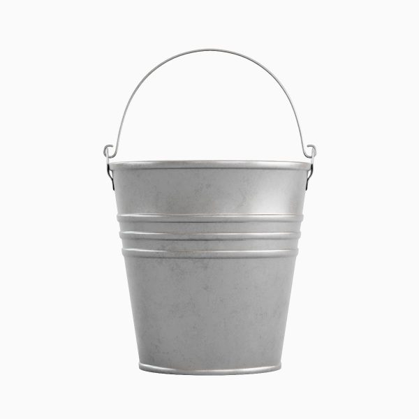 Dark Aged Steel Bucket