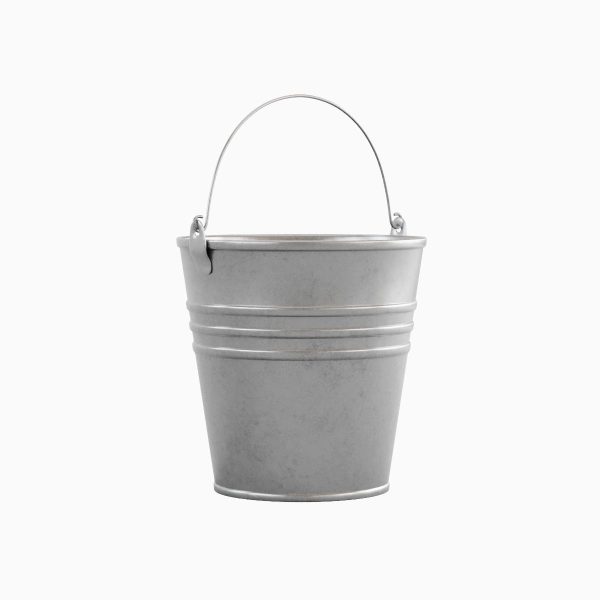 Dark Aged Steel Bucket