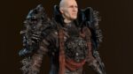 DarkKnight character in armor