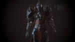 DarkKnight character in armor
