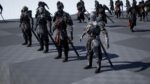 DarkKnight character in armor