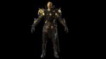 DarkKnight character in armor