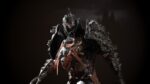 DarkKnight character in armor