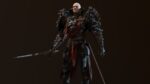 DarkKnight character in armor