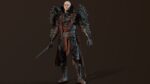 DarkKnight character in armor