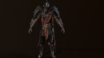 DarkKnight character in armor
