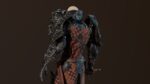 DarkKnight character in armor