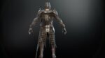 DarkKnight character in armor