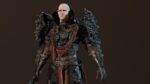 DarkKnight character in armor