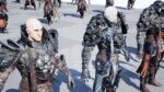 DarkKnight character in armor