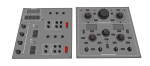 Dashboard 1 control panel with buttons and knobs