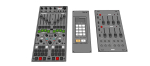 Dashboard 1 control panel with buttons and knobs