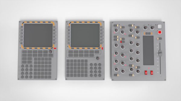 Dashboard 1 control panel with buttons and knobs