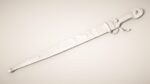 Decorated Silver Dagger Sword