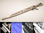 Decorated Silver Dagger Sword