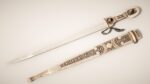 Decorated Silver Dagger Sword
