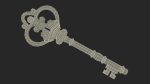 Decorative Skeleton Key Steel