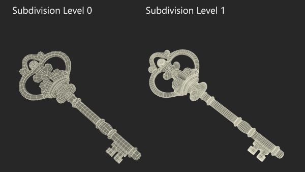 Decorative Skeleton Key Steel