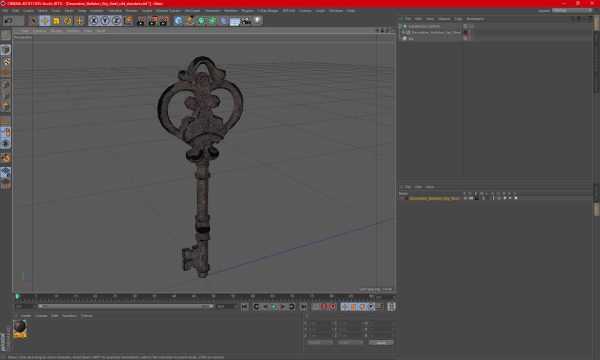 Decorative Skeleton Key Steel